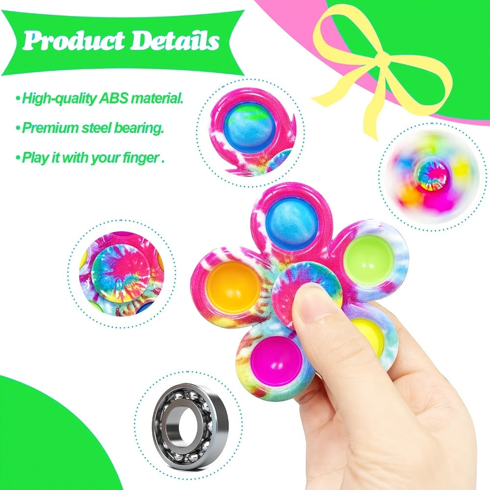 Stress Relief Spinner Toys for Kids ADHD Anxiety Focus Party Favors Classroom Prizes Goodie Bag Fillers Birthday Gifts Girls Boys – Sensory Fidget Spinners - product image 5