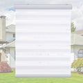 Cordless Zebra Blinds Double Layer Light Control Privacy Window Shades for Bedroom Living Room Office Easy Install Multiple Sizes - product image 8
