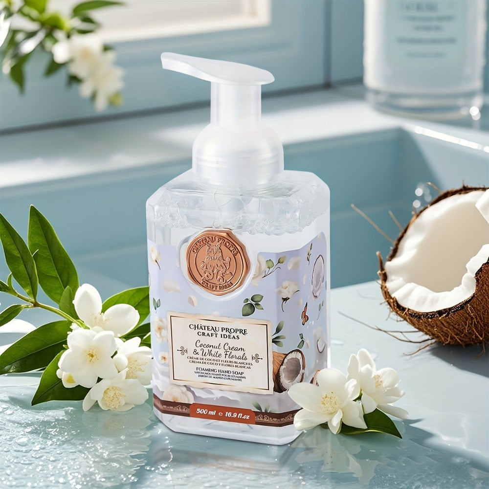 Foaming Hand Soap 500ml Moisturizing Gentle Foam Soap 8 Scents Vanilla Coconut Citrus Floral Fruity Deeply Hydrating Soft Hands All Skin Types Bathroom Kitchen Bedroom Office 1PC 2 - product image 8