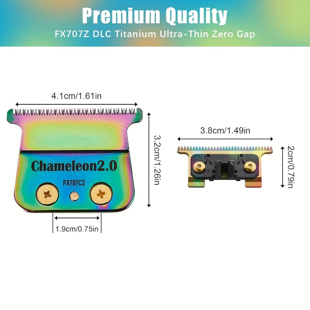 BaBylissPRO Zero-Gapped Replacement Trimmer Blades FX707C — Compatible with FX787 & FX726, Professional Barberology Grade, Ultra-Close Precision Cutting, Easy Snap-In Install for B - product image 4