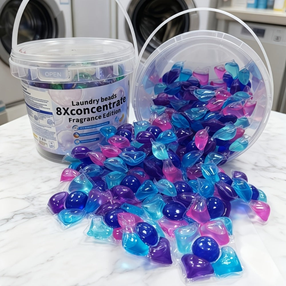 Laundry Pods 5-in-1 Scented Detergent Pods Powerful Stain Remover Long-Lasting Fragrance Each Pod Washes 8-12 Items 12g Per Pod Fabric Cleaner for Home - product image 2