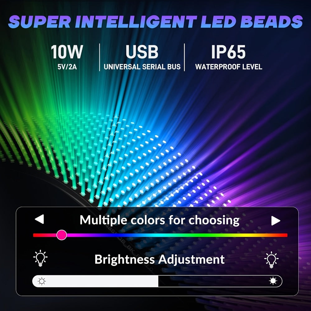 LED Scrolling Sign App Controlled Flexible LED Matrix Display Panel Programmable Animated Text for Car Home Party Birthday Holiday Decoration - Multiple Sizes - product image 10