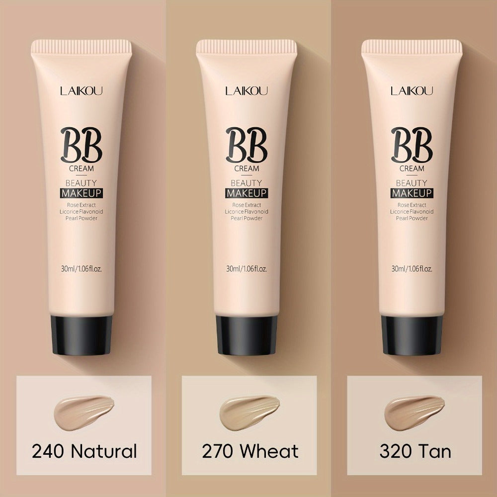 BB Cream 2 Pcs Set Waterproof – Pore-Minimizing Full Coverage Foundation with Blemish Concealer & Glycerin Hydration, 9 Shades for All Skin Types, 30ml Each, Skincare Makeup Hybrid - product image 14