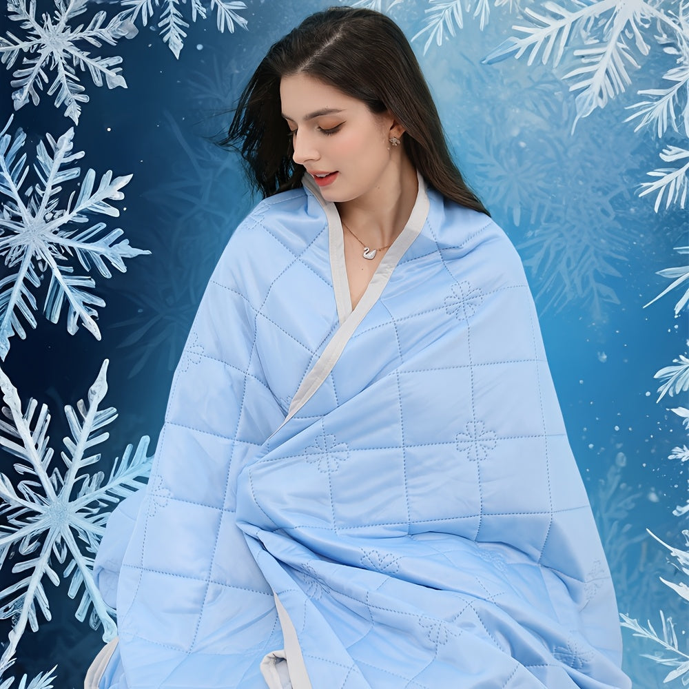 Cooling Blanket for Hot Sleepers – Lightweight Knit Acrylic Throw Blanket, Breathable Air-Cooled Comforter for Summer, Soft Moisture-Wicking Blanket in Throw Twin XL Queen King, Sk - product image 22