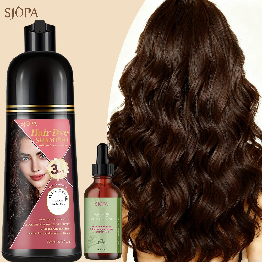 Hair Color Dyeing Shampoo 3-in-1 with Plant Squalane & Glycerin — Colors, Conditions & Cleanses in One Wash | No Developer Needed | 10 Shades | Easy At-Home Hair Coloring for Women - product image 18