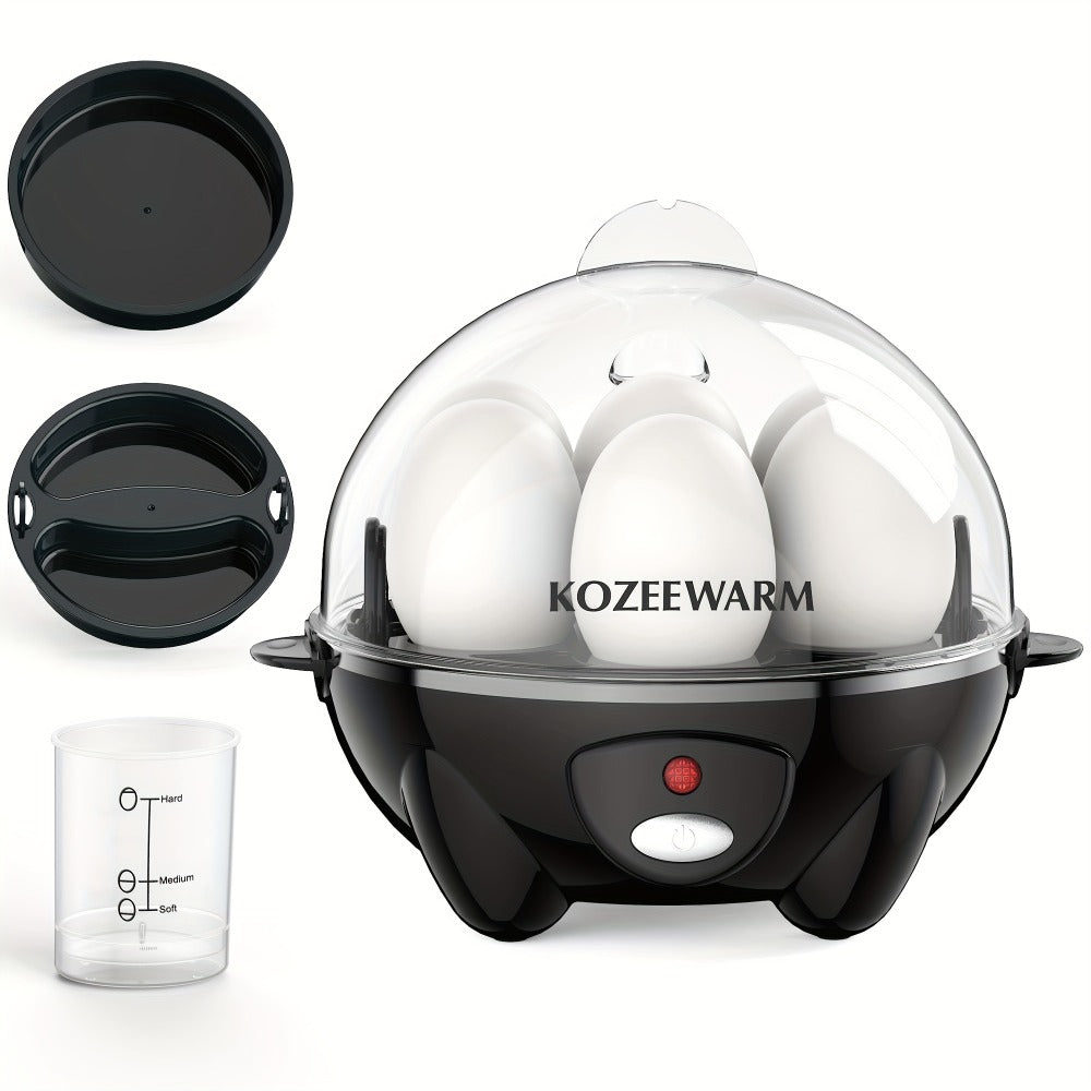 Electric Egg Boiler & Cooker with Auto Shut-Off – Single & Double Layer, Multi-Function for Hard Boiled, Soft Boiled, Scrambled, Omelette, Steamed Vegetables & Dumplings, 4 Colors - product image