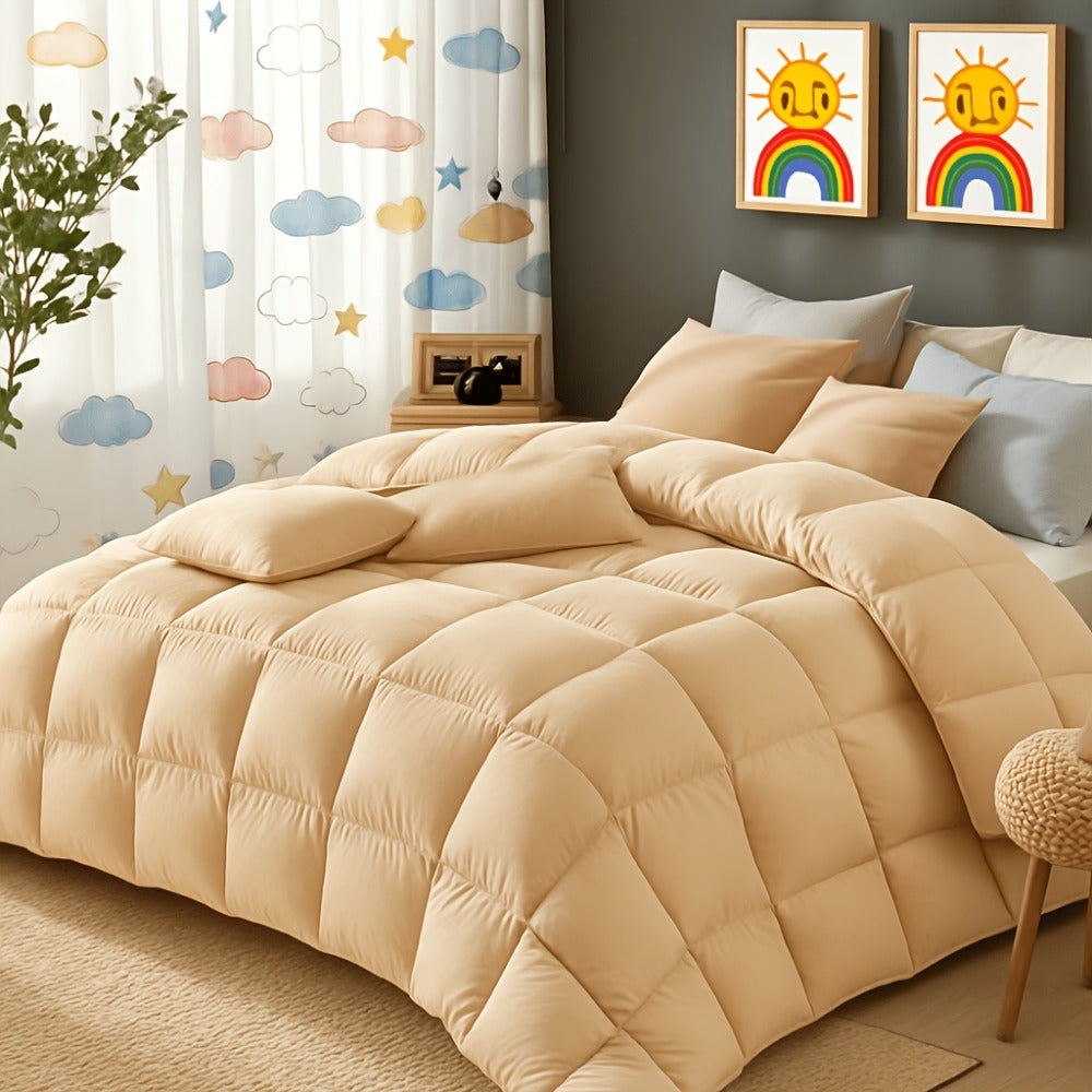 Comforter Set 7 Piece Bed in a Bag Full Queen King Soft Satin-Like Fabric with Fitted Sheet Flat Sheet Pillowcases Breathable Bedding Set for Bedroom Hotel - product image 17