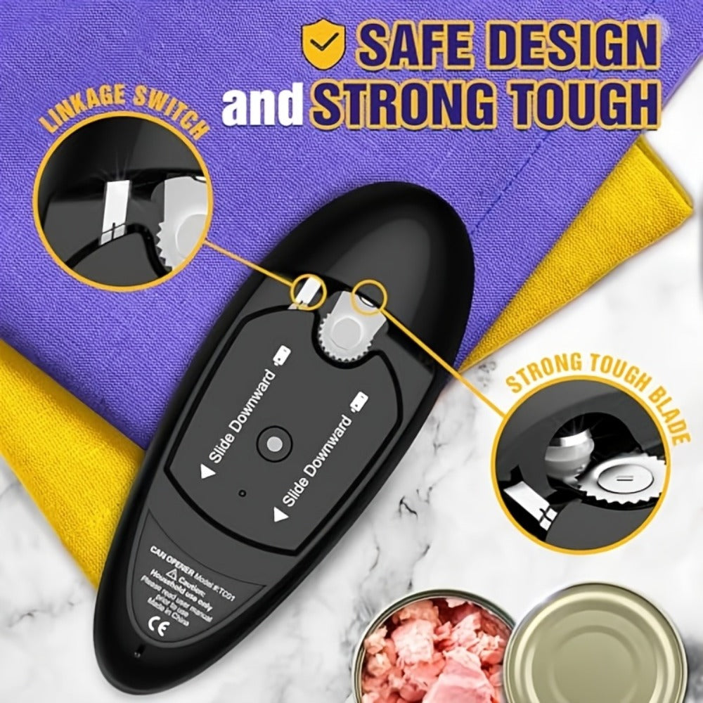 Electric Can Opener One-Touch Automatic – Safe Smooth Edge, Hands-Free Magnetic Lid Lift, Easy Open for Seniors & Arthritis, Universal Fit, Perfect Holiday Gift - product image 7