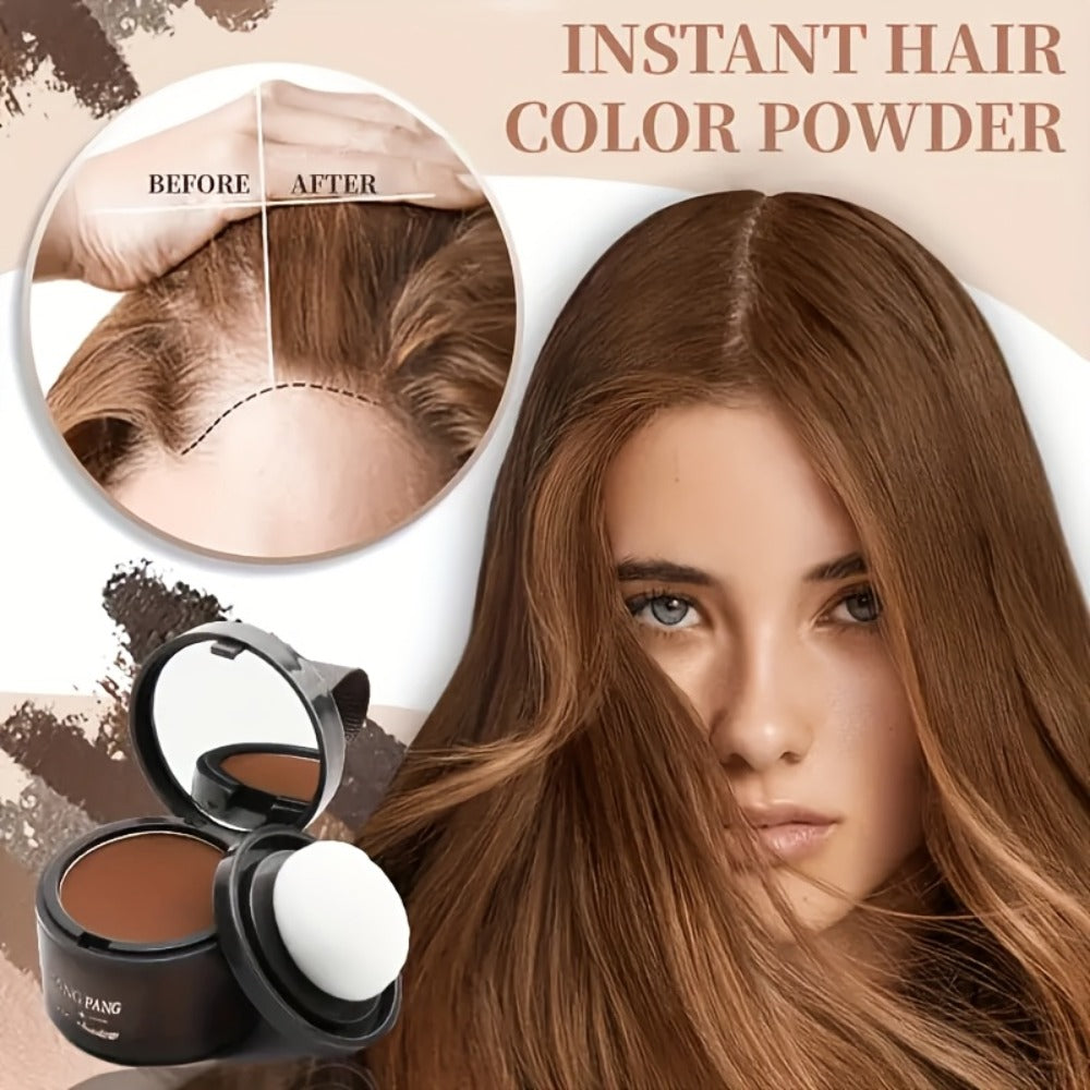 Hair Root Concealer Powder with Brush - Instantly Covers Gray Roots & Thinning Hairline, Plant-Based Keratin Formula, Natural-Looking Coverage for All Hair Types, Women & Men, 6 Sh - product image 12