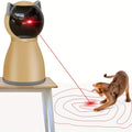 Dual Motor Interactive Laser Pointer for Indoor Cats Kittens Dogs, 3 Speed Modes Auto On/Off Timer, Adjustable Angle, Silent 1200mAh Battery | Automatic Cat - product image