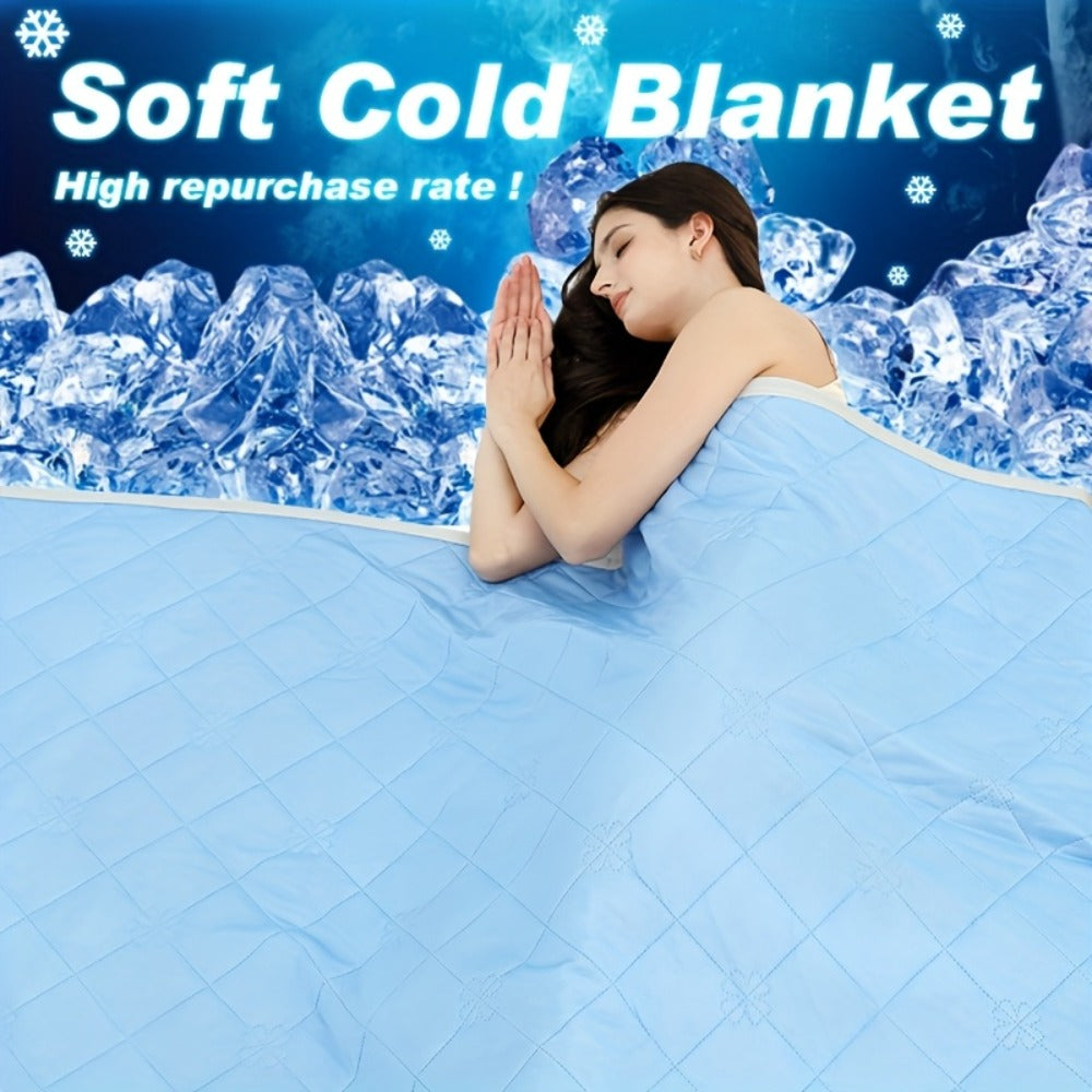 Cooling Blanket for Hot Sleepers – Lightweight Knit Acrylic Throw Blanket, Breathable Air-Cooled Comforter for Summer, Soft Moisture-Wicking Blanket in Throw Twin XL Queen King, Sk - product image 6