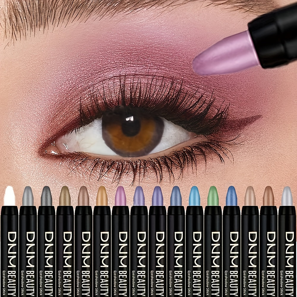 Highly Pigmented Eyeshadow Stick Set 16 Colors Waterproof Matte & Shimmer Eye Makeup Pencil Kit — Blendable Crease-Proof Long-Lasting Eye Crayon for Women Beginners Daily & Glam Lo - product image 19
