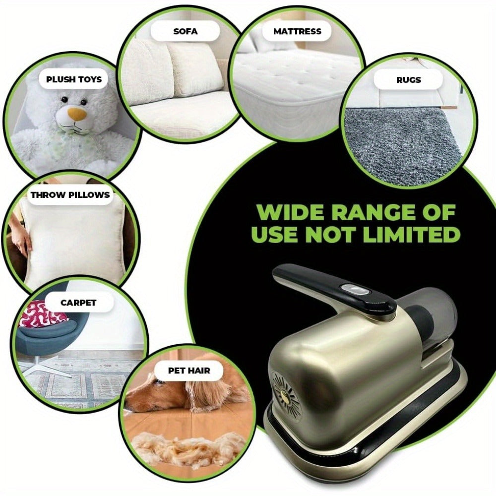 Cordless Mattress Vacuum Cleaner with Ultrasonic Heating & HEPA Filtration – Portable Bed Vacuum for Dust Mites, Pet Hair, Sofas, Upholstery & Carpets - product image 6