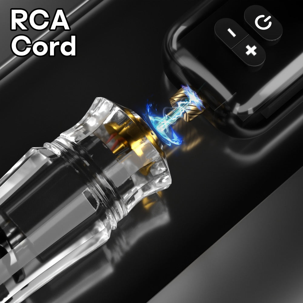 Rotary Tattoo Machine Kit Complete Set with 1400mAh Wireless Battery Digital Display 10 Cartridge Needles 6 Inks Practice Skin for Beginners & Professional Artists - product image 8