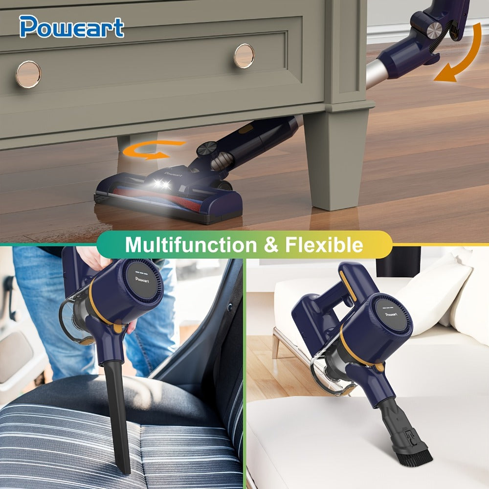 Cordless Vacuum Cleaner for Home – Corded & Cordless 2-in-1, 180° Foldable, LED Brush, High Suction, 40-Min Runtime, 38.58oz Dust Cup for Hardwood Floors, Seniors & Pregnant Women - product image 13