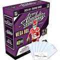2025 Panini Absolute Football Mega Box 42 Trading Cards 1 Auto or Memorabilia Card Per Box Kaboom Inserts Black Parallels 6 Toploaders Magnetic Holder - product image