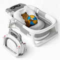 Foldable Bathtub, Foldable Baby Bathtub With Soft Cushion and Thermometer, Non-slip, Portable Travel Bathtub, Includes Soft Floatation Cushion, Durable and - product image 3