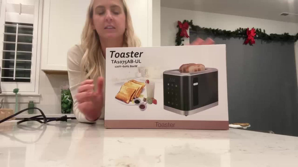 2 Slice Toaster with Touch Screen – 1.5" Wide Slot for Bread, Bagels & English Muffins, 6 Bread Types, 5 Toast Shade Settings, Cancel & Defrost Functions - product image 9