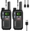 Long Range Walkie Talkies for Adults – BAOFENG 22 FRS Channels LCD Display VOX Hands-Free – USB-C Rechargeable Li-ion Battery – for Hiking Camping Family - product image 4