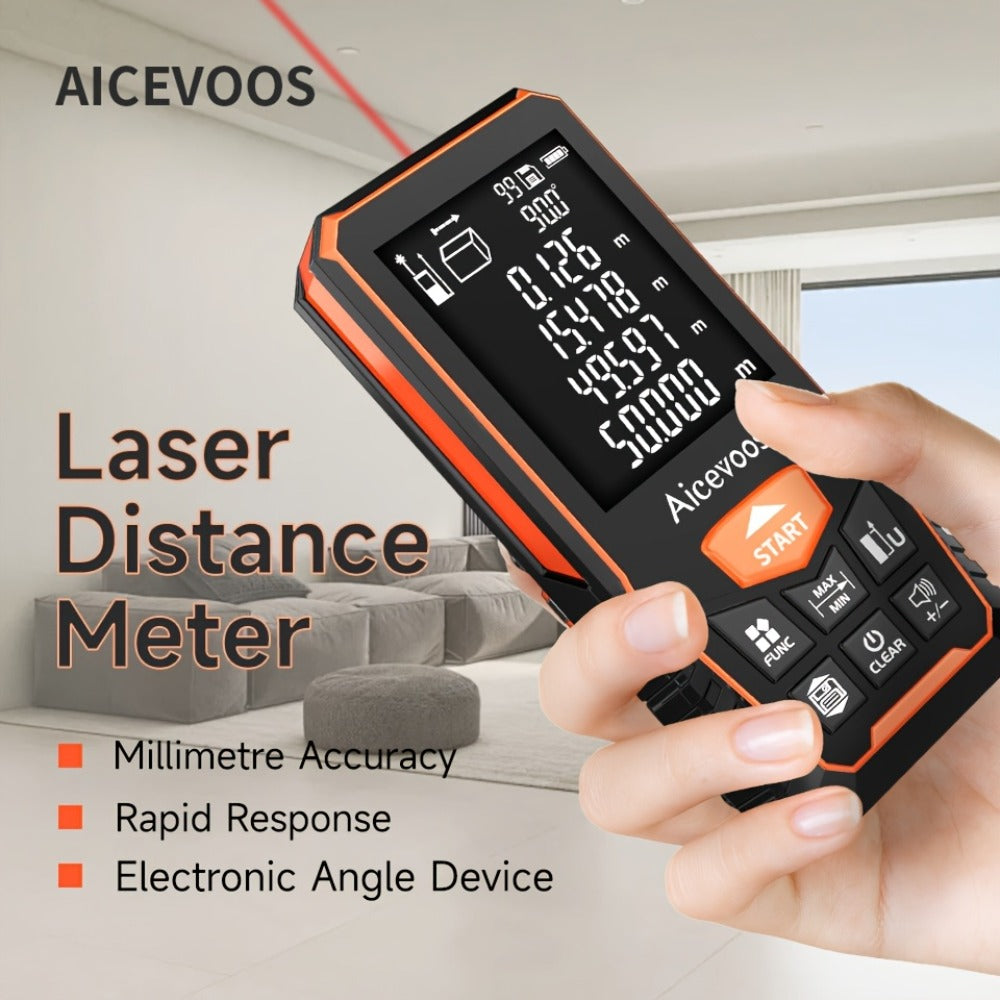 Digital Laser Rangefinder 50M 70M 100M 120M Laser Distance Meter Tape Measure Range Finder for Construction DIY Outdoor Contractor Gift - product image 14