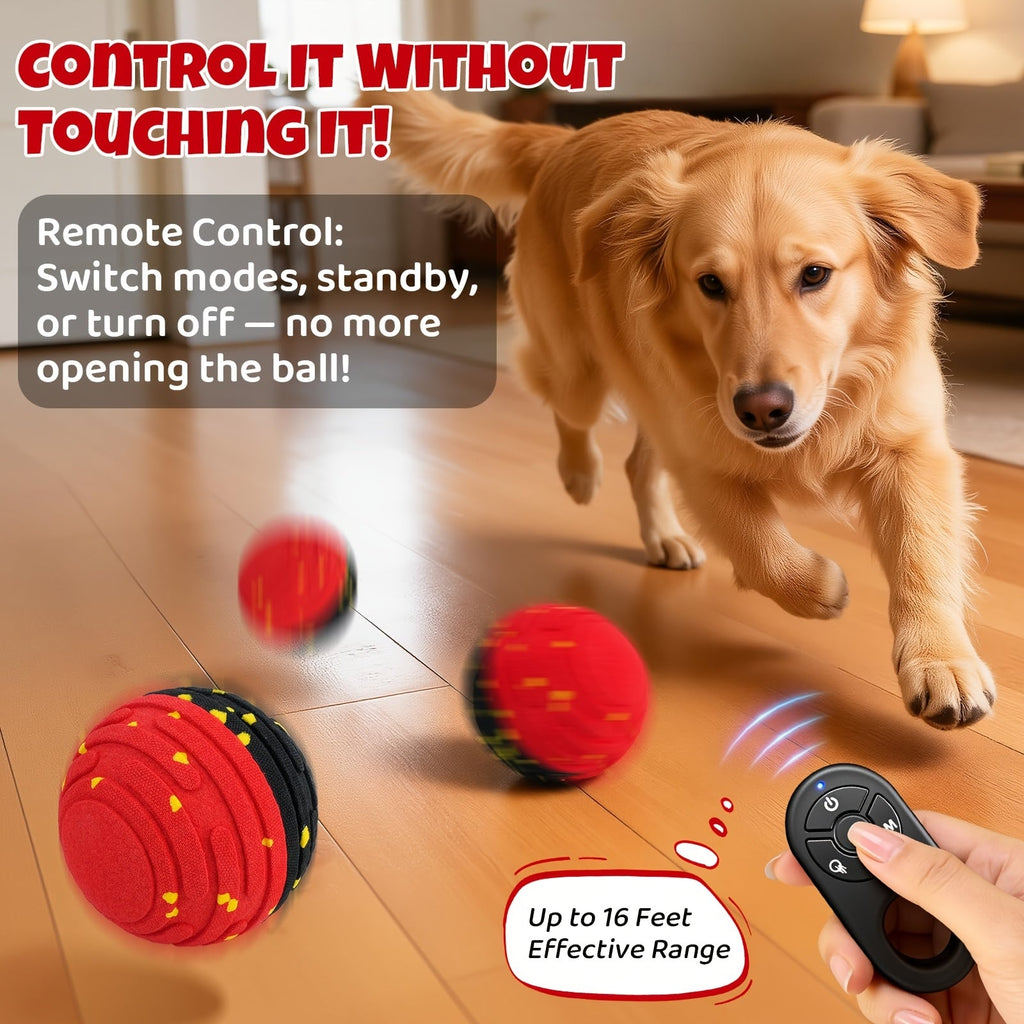 Remote-Controlled Interactive Dog Toy Ball – Indoor & Outdoor Use – Self-Rolling Bouncing Ball for Small, Medium & Large Dogs - product image 6