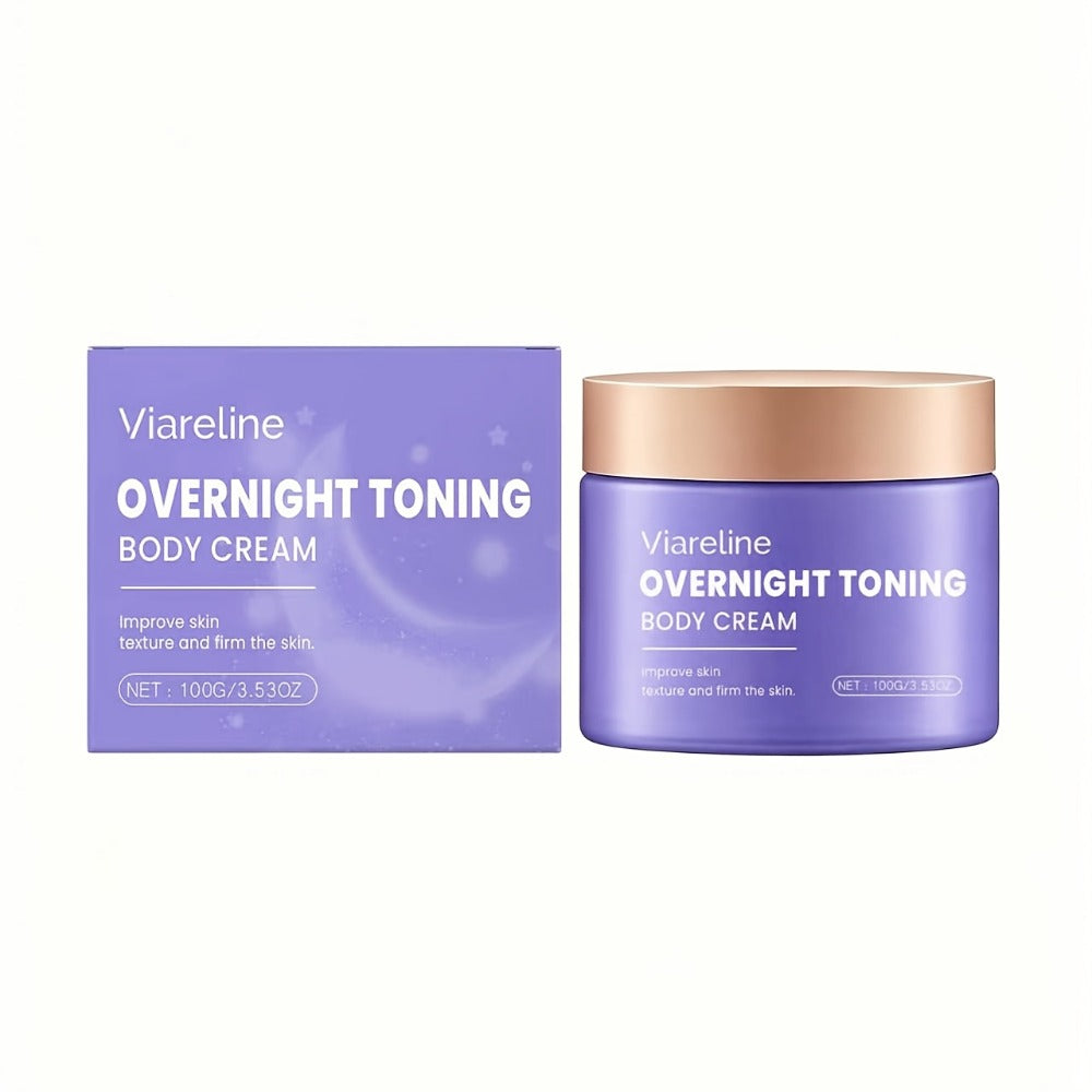 Body Firming Cream Night — Lifting & Tightening with Plant Extracts | 24H Hydration Moisturizer for Abdomen Thighs Buttocks | Sensitive Skin Safe Unisex Body Lotion | 3.53oz Anti-C - product image 5