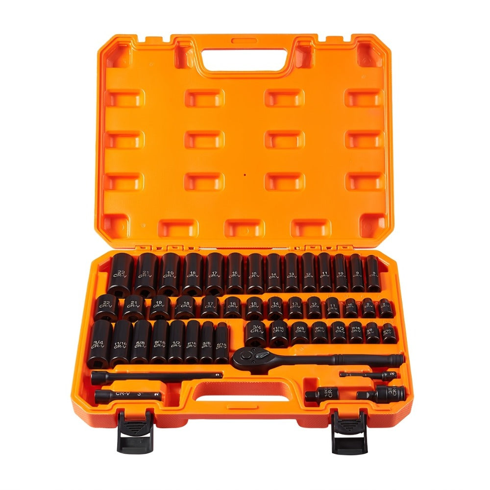 Ratchet Socket Wrench Set with Handle – 50/53/96/123/218/999PCS | 3/8" Drive CR-V Steel | Metric & Imperial Sizes | Car Maintenance, Boat & Home Repair Tool Kit for Mechanics - product image 14