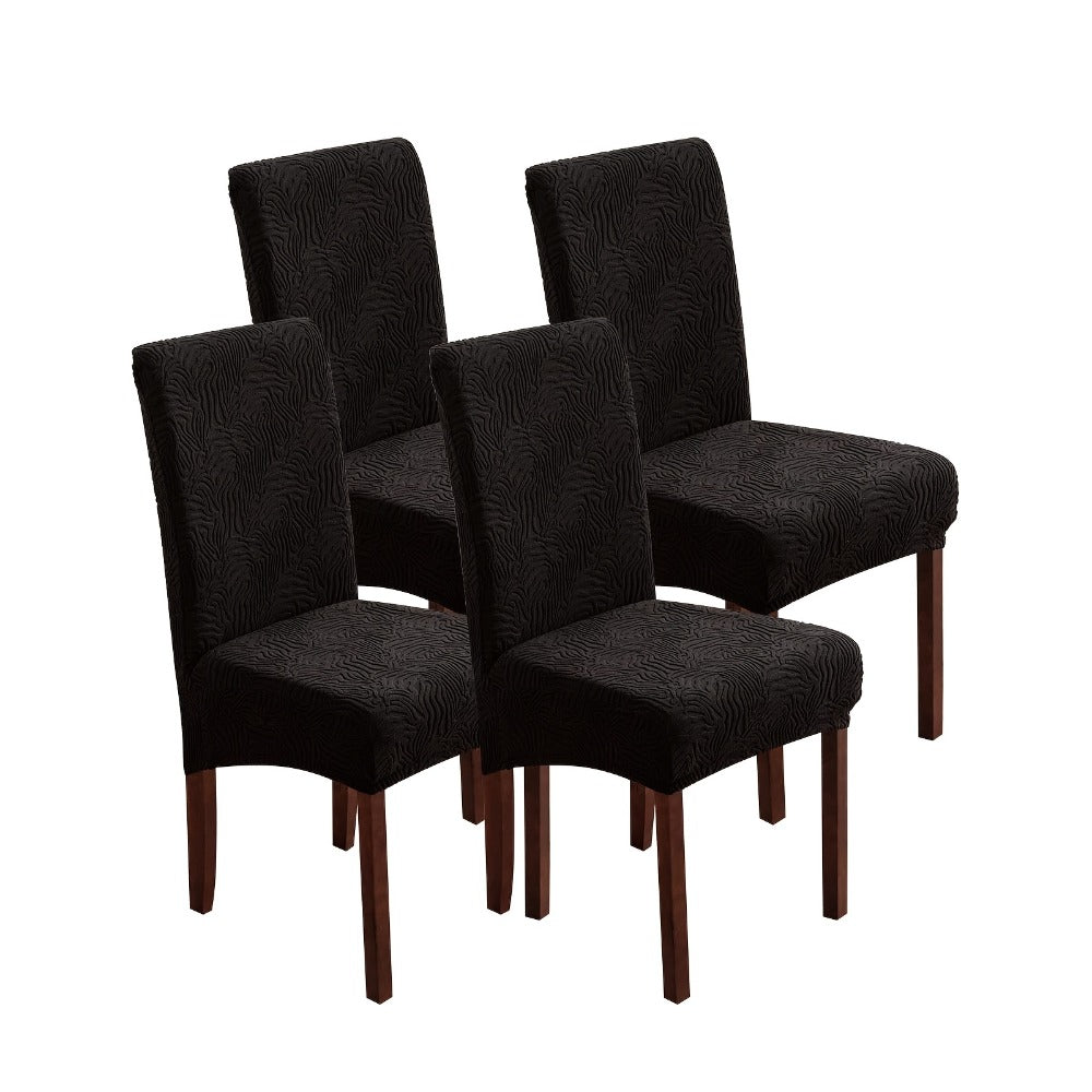 Dining Chair Covers Stretch Jacquard Slipcovers Removable Washable Chair Protector for Kitchen Hotel Restaurant Set of 4 or 6 - product image 8