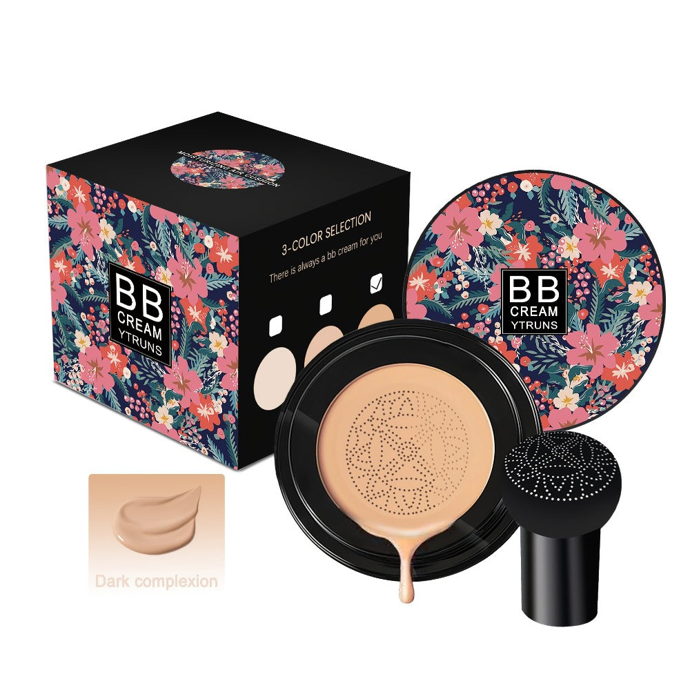Air Cushion Foundation Full Coverage Moisturizing Lightweight Long-Wear Dewy Radiant Finish with Mushroom Sponge Applicator Buildable Coverage for All Skin Types Ivory White Natura - product image 7