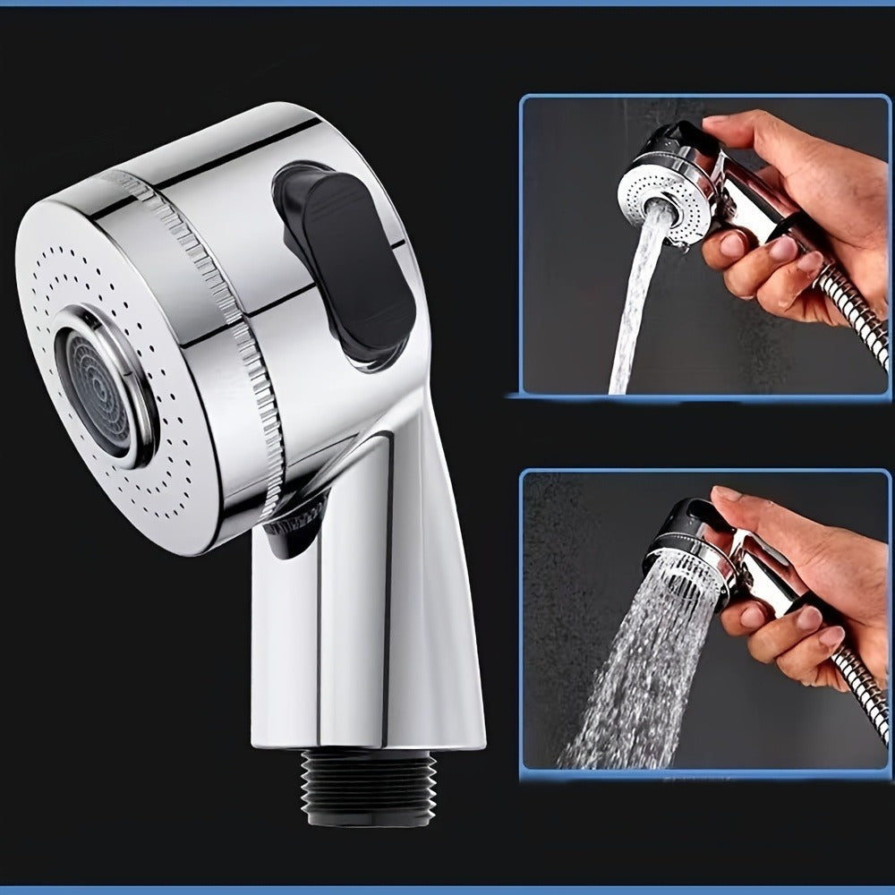 Handheld Shower Head Kit with Hose Bracket Diverter Faucet Adapter High Pressure Portable Shampoo Spray Set for Bathroom Sink Hair Washing Travel - product image 4