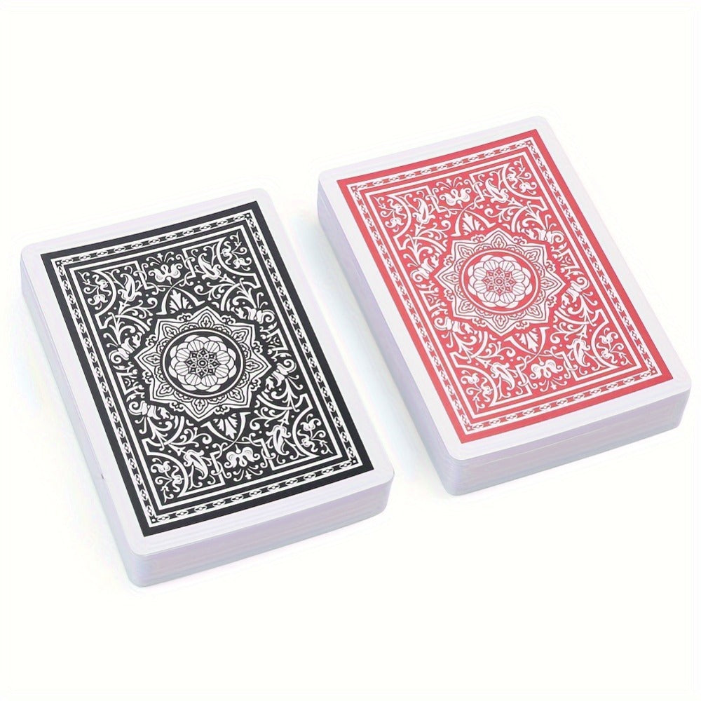 Large Print Poker Size Card Set for Texas Hold'em Blackjack Euchre Bridge Family Game Night Party & Senior Players | Jumbo Index Playing Cards 12 Decks (6 Red - product image 4