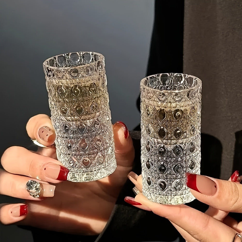 Shot Glass Set Diamond Engraved – Whiskey Vodka Tequila Glasses for Parties Weddings Home Bar Entertaining Reusable Barware Gift - product image