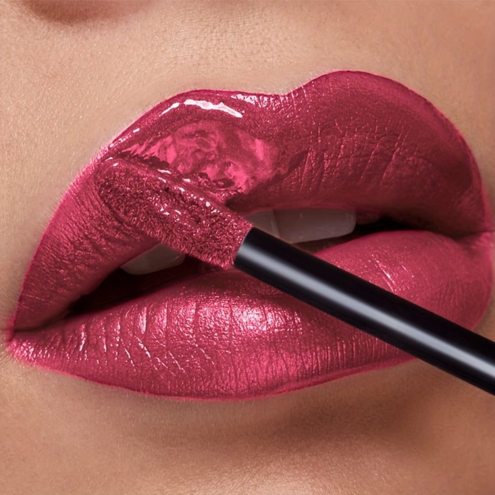 Metallic Glitter Liquid Lipstick 22 Shades Waterproof Shimmer Lip Gloss Non-Sticky Plant Squalane Formula - Long-Lasting Transfer-Proof Bold Lip Tint for Party Festival Bridal Dail - product image 22