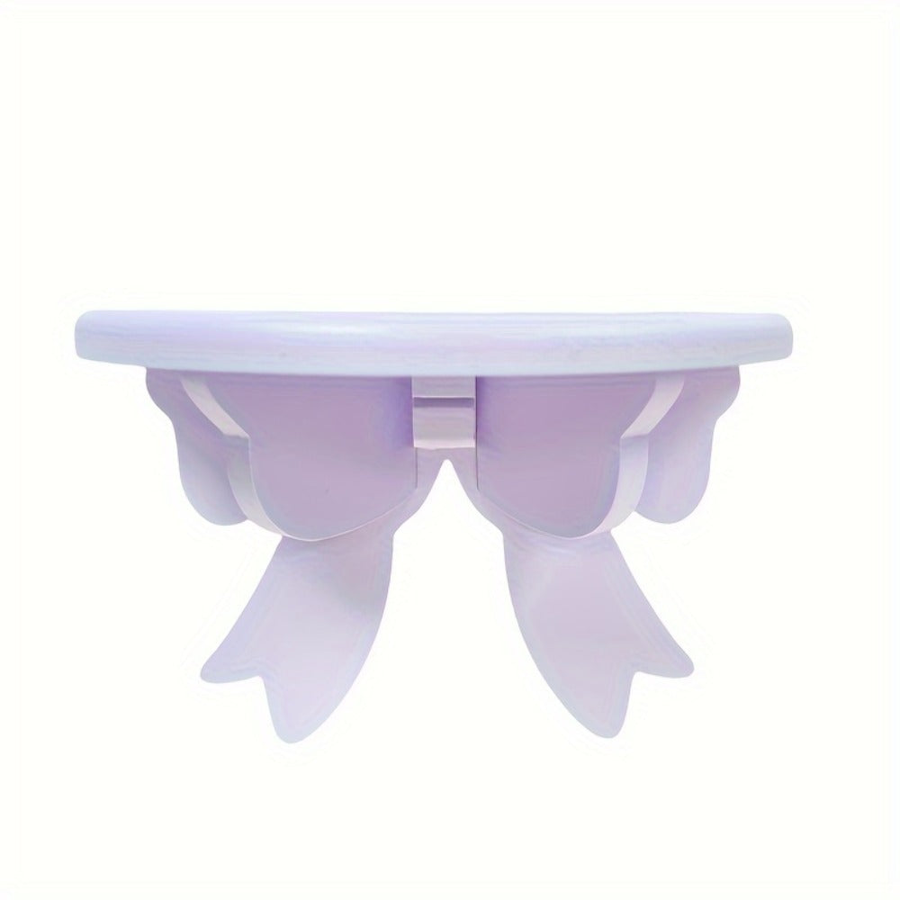 Floating Wooden Wall Shelf with Bow Design - Wall-Mounted Storage Rack for Bathroom Kitchen Living Room Bedroom Decor - product image 7