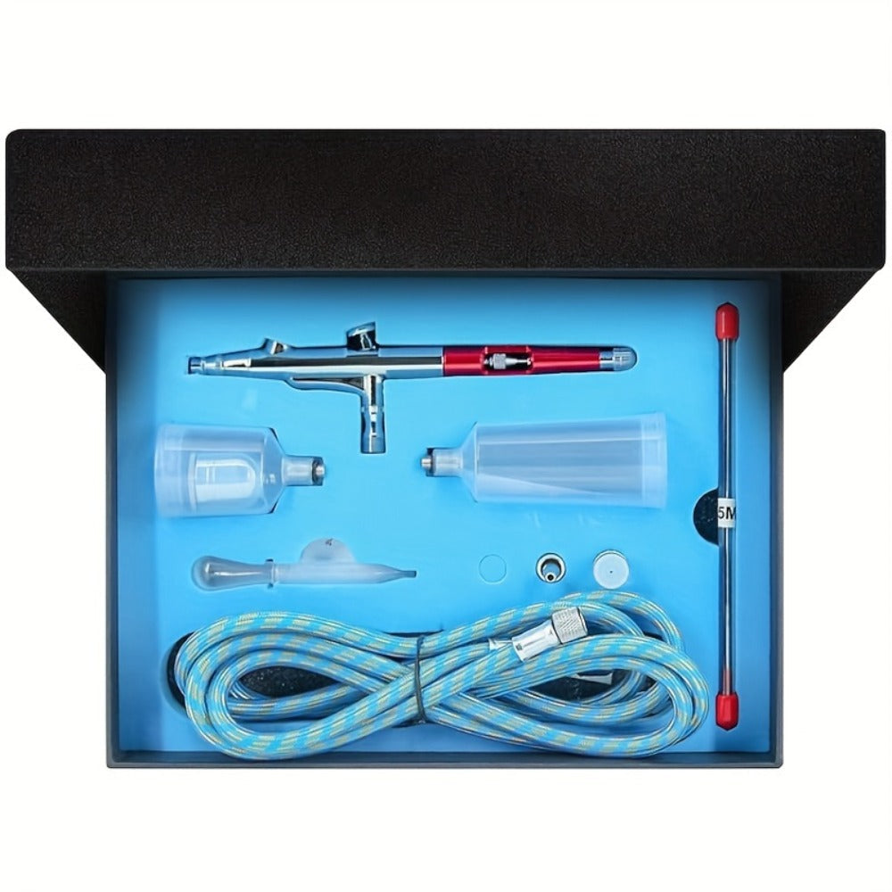 Airbrush Kit Dual-Action Gravity Feed — 0.3mm & 0.5mm Needle Sets, 7cc 20cc 40cc Cups, Complete Air Brush Gun Set for Nails, Makeup, Cake Decorating, Tattoo & Model Painting - product image 3