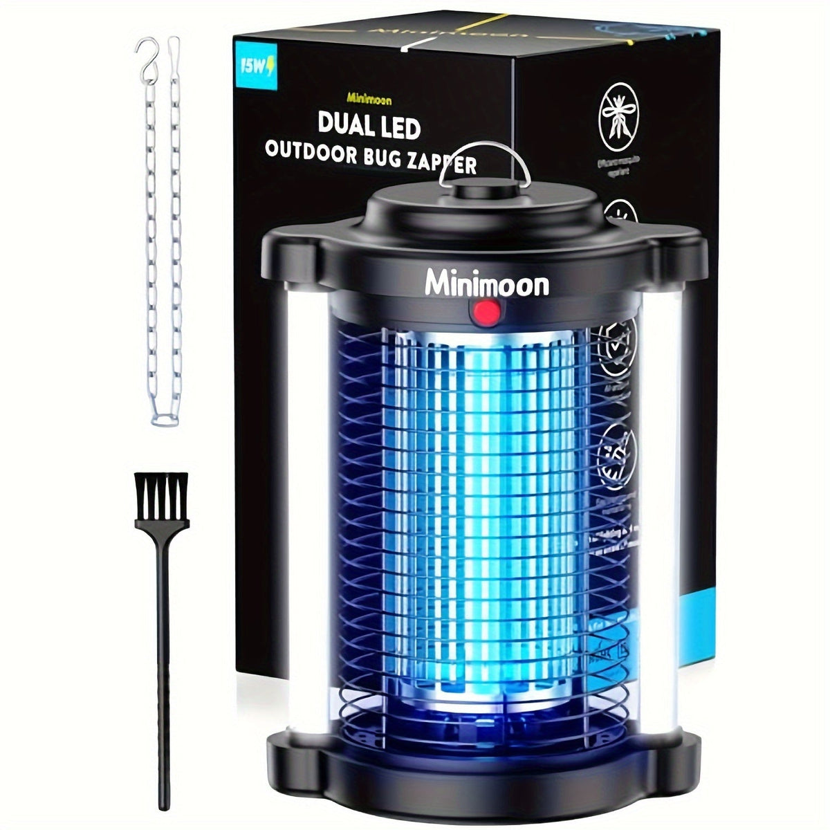 Plug-In Bug Zapper with Dual LED – 110V Electric Fly Killer & Mosquito Trap, Instant Kill for Mosquitoes, Flies & Cockroaches, with Bug Collector Tray, for Home, Office & Commercia - product image 9