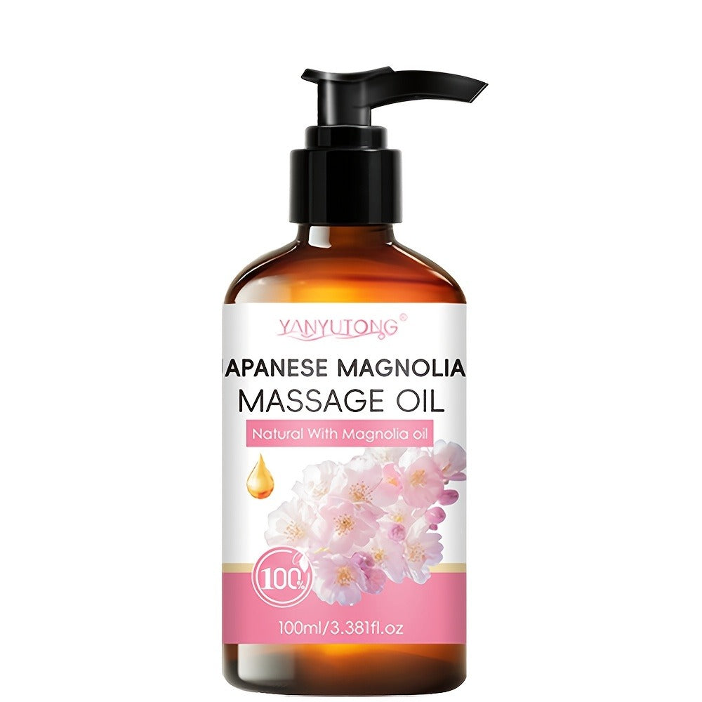 Moisturizing Massage Oil 3.38oz Natural Botanical - Turmeric, Rosemary, Lavender & Cherry Blossom with Glycerin, Nourishing Body Oil for All Skin Types, Gentle Non-Irritating Spa S - product image 9