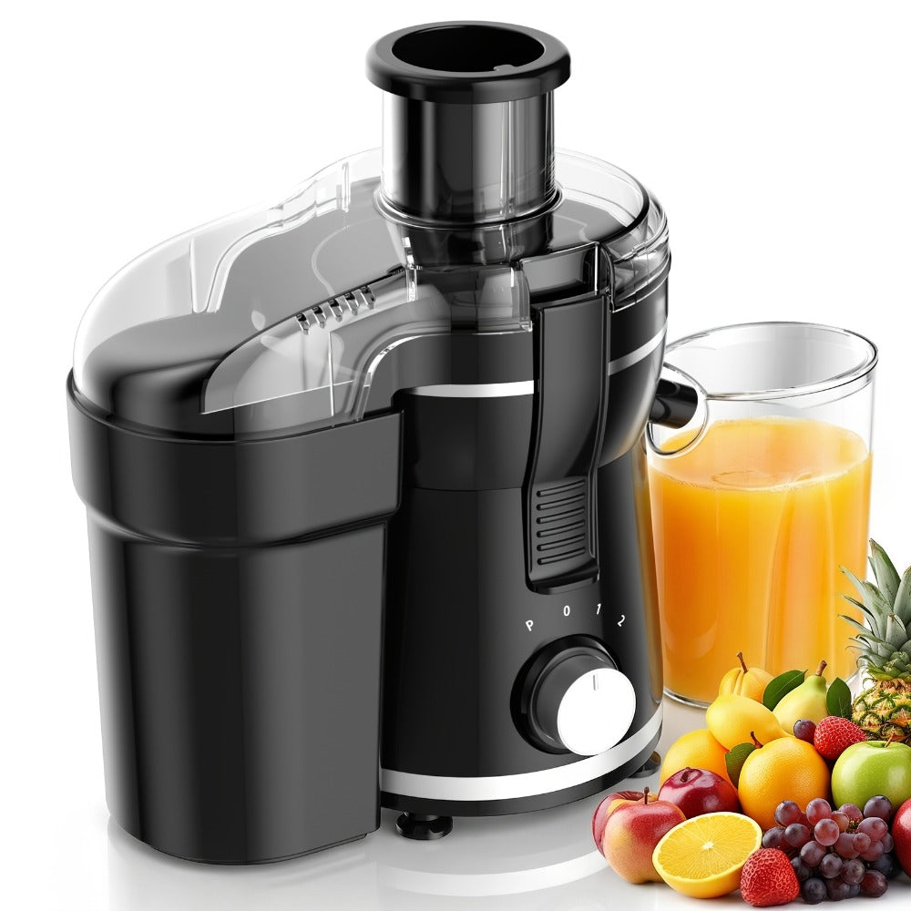 Centrifugal Juicer Machine 500W Wide 3" Feed Chute for Whole Fruits & Vegetables - Dual Speed, High Juice Yield, Stainless Steel, Dishwasher Safe Detachable Parts, Easy Clean Juice - product image