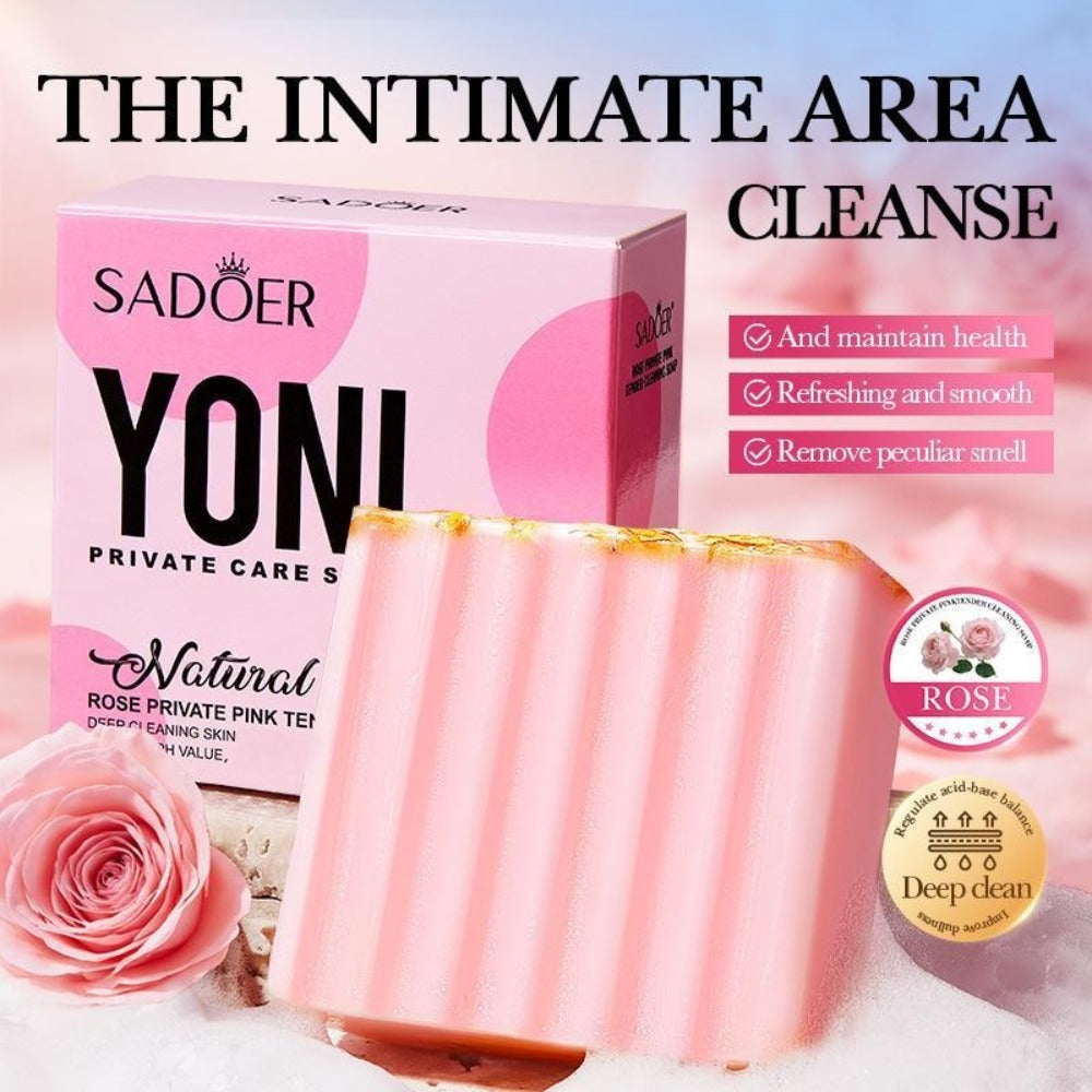 Intimate Cleansing Soap Rose Essence Built-in Bubble Net Rich Foam pH Balance Moisturizing Private Parts Soap for Women Peach Strawberry 2pcs 4pcs - product image 6