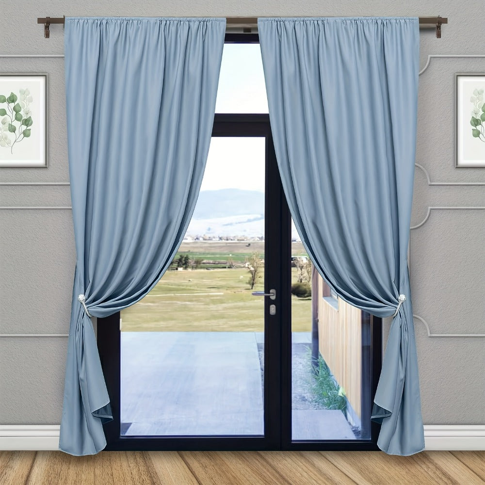 Crystal Curtain Holdbacks Wall Mounted 2-Pack Heavy Duty Metal Drapery Tieback Hooks Home Office Decor - product image 4