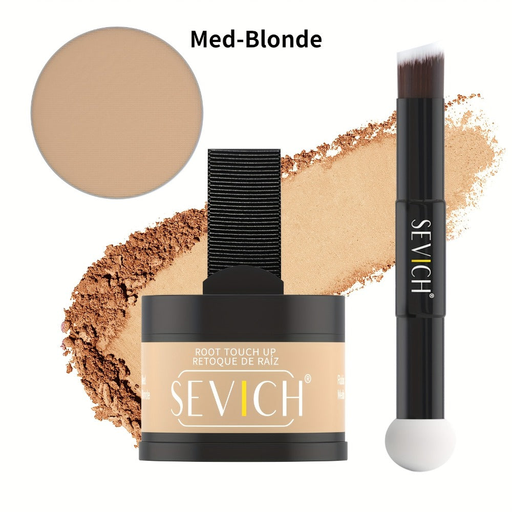 Hairline Powder Root Touch-Up Kit with Refill & Brush – Waterproof Instant Grey Hair Concealer Fills Sparse Hairline Bald Spots Eyebrow Powder for Women Men 4g+4g - product image 15