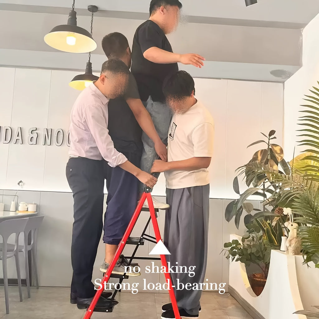 1pc Heavy-Duty 2/3/4/5-Step Portable Folding Ladder, 500 Lbs Load Capacity, Durable Plastic Material with Non-Slip Steps, Lightweight and Portable, Suitable - product image 15