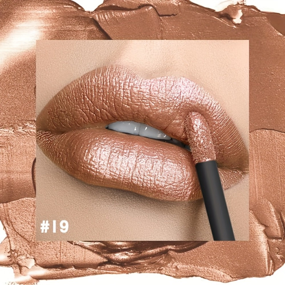 Lip Gloss Set Metallic High Gloss Plumping Long Lasting Non Stick Mirror Shine Glossy Lipstick for Women 11 Shades Party Date Daily Makeup Portable Gift - product image 12