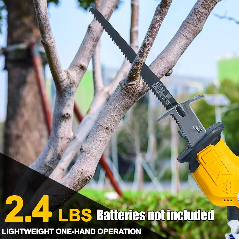 Reciprocating Saw Brushless Cordless for DeWalt 20V Battery – 0-3500 SPM Variable Speed, Tool-Free Blade Change, 4 Saw Blades Included, for Wood, Metal & PVC Cutting (Battery Not I - product image 6