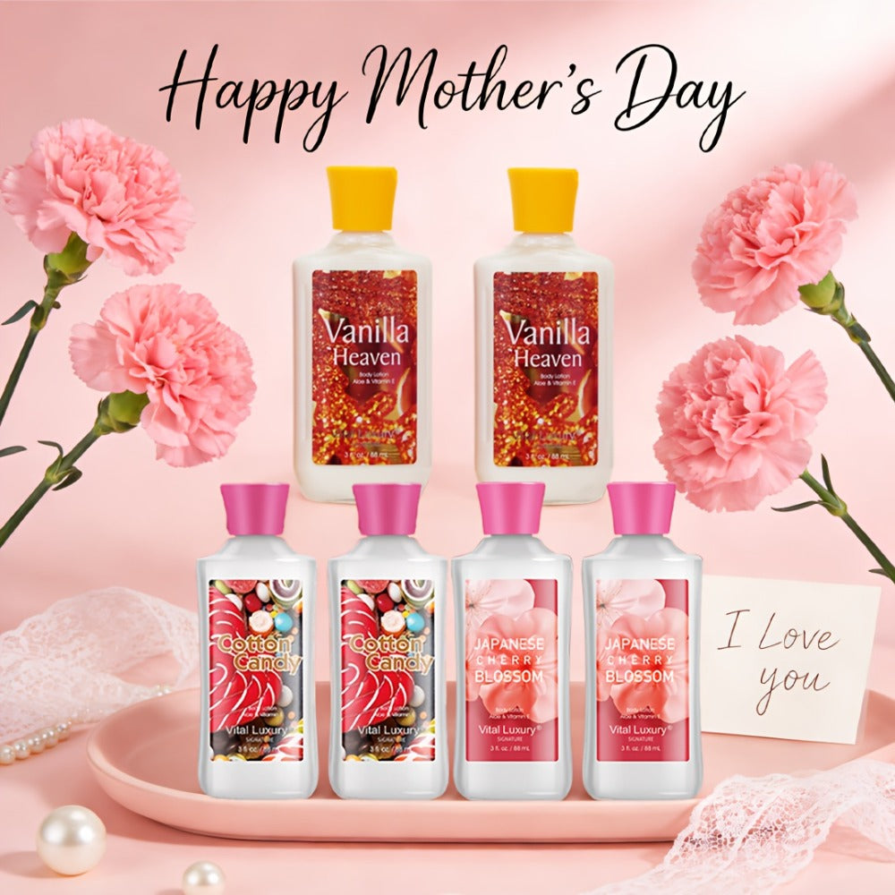 Scented Body Lotion & Hand Cream Vitamin C Glycerin Deep Moisturizing - Japanese Cherry Blossom Vanilla Cotton Candy Dry Skin Hydrating Lotion Women Men All Skin Types Gift - product image 14