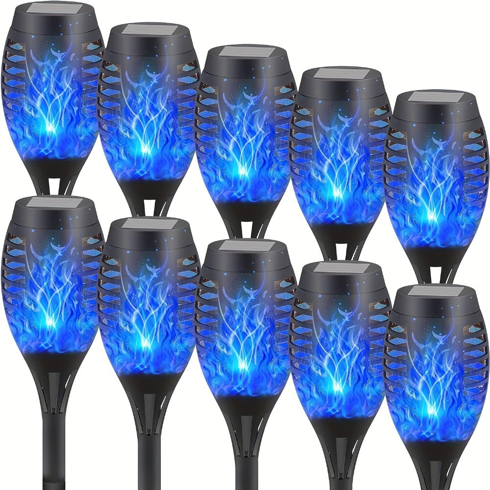 Solar Torch Lights Flickering Flame Outdoor – Auto On/Off Dancing Flame Solar Garden Lights IP54 Waterproof | Landscape Pathway Torch for Garden, Yard, Patio & Christmas Decoration - product image