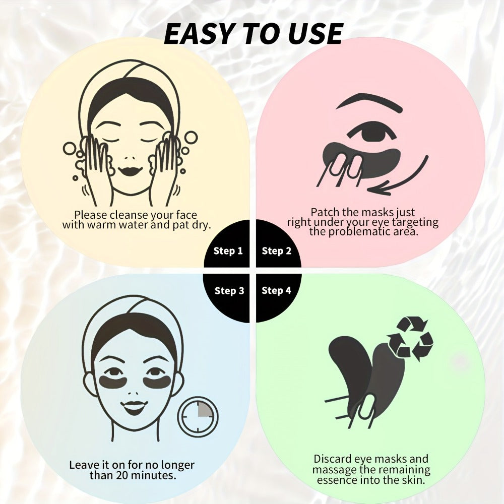 Under Eye Patches Collagen 25 Pairs 3-Formula Choice — Caffeine for Dark Circles & Puffiness | Hyaluronic Acid for Deep Hydration | Aloe Vera for Soothing & Cooling | All Skin Type - product image 12
