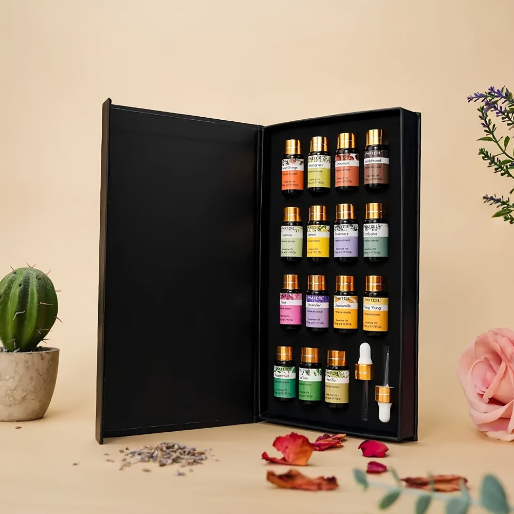 Essential Oil Kit 15pcs – 5ml Aromatherapy Gift Set for Diffuser, Humidifier & Candle Making | Mother's Day, Christmas, Valentine's Day Gift - product image 10