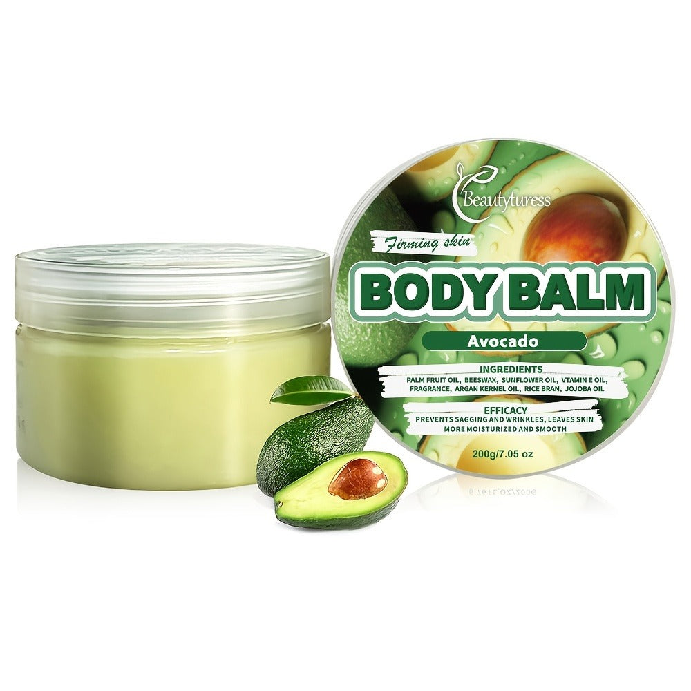 Body Butter Cream 200g Shea Butter Vitamin C Glycerin — Deep Moisturizing Body Glaze for Dry Skin Long-Lasting Hydration Hypoallergenic, 6 Fruity Scents Strawberry Peach Watermelon - product image 5