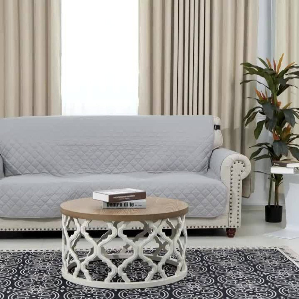 Sofa Slipcover 5-Layer Quilted Thick Sofa Cover Protector Elastic Strap Non-Slip Washable Pet Friendly Universal Fit 3 4 Seater Couch Cover for Living Room - 10 Colors - product image 21